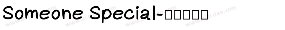Someone Special字体转换